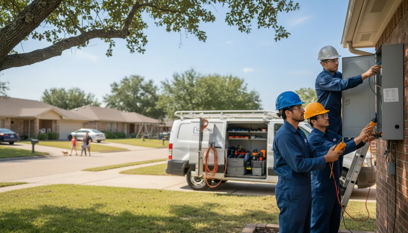Certified electrician providing emergency electrical services in Hollister, FL